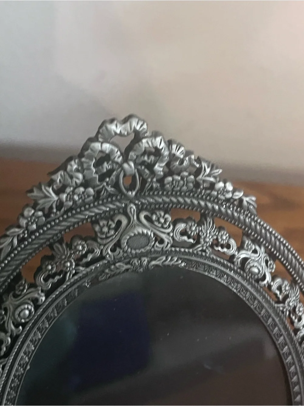 Allegro Ornate Oval Silver Photo Frame